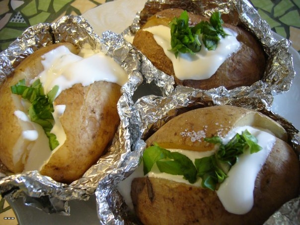 Рецепт - Картошка в фольге в духовке