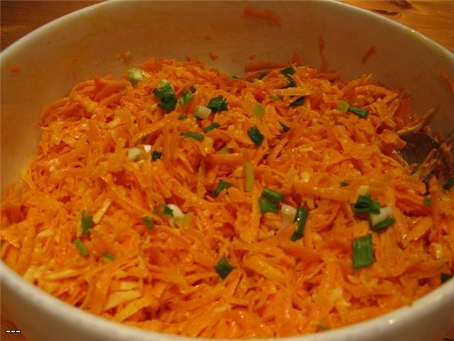 Рецепт - Салат из моркови