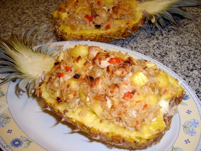 Рецепт - Фаршированный ананас