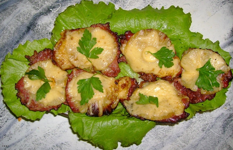 Рецепт - Отбивные с ананасами