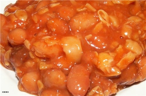 Рецепт - Грибы в томатном соусе